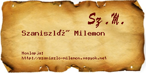 Szaniszló Milemon névjegykártya